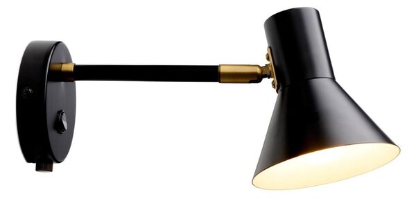 Halo Design 747450 - Nástěnná lampička STYLE 1xE14/25W/230V černá/mosaz