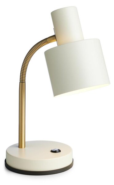Halo Design 746910 - Stolní lampa VOGUE 1xE27/40W/230V krémová/mosaz