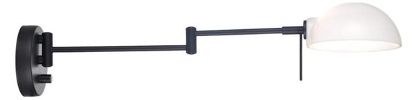 Halo Design 740215 - Nástěnná lampička KJOBENHAVN 1xG9/28W/230V černá