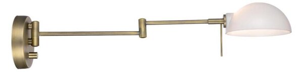 Halo Design 740222 - Nástěnná lampička KJOBENHAVN 1xG9/28W/230V mosaz