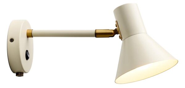 Halo Design 747443 - Nástěnná lampička STYLE 1xE14/25W/230V krémová/mosaz