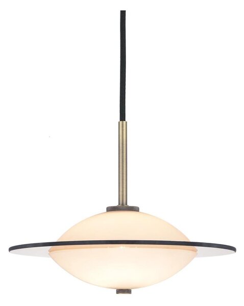 Halo Design 743599- Lustr na lanku ORBIT 1xG9/7W/230V pr. 24 cm bílá/mosaz/kouř