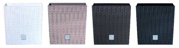 Prosperplast Květináč RATO LOW s vkladem 26,2 cm - barva: antracit