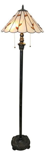 Brilagi - Tiffany vitrážová stojací lampa FOLIA 2xE27/60W/230V