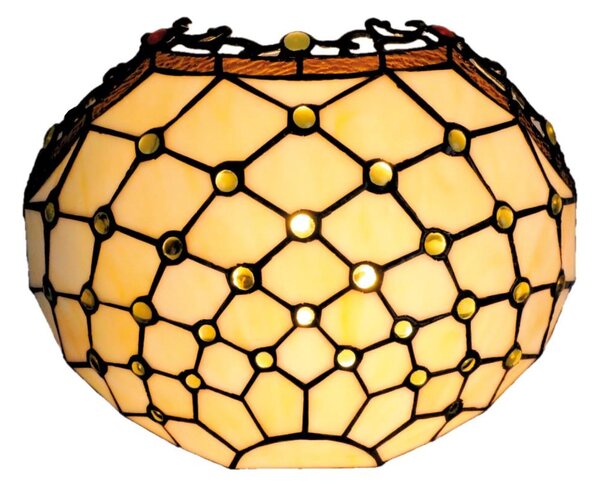 Brilagi - Tiffany vitrážové nástěnné svítidlo IVORY 1xE14/40W/230V