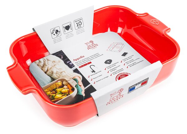 Zapékací mísa Peugeot Appolia 32 x 20 cm červená 60053