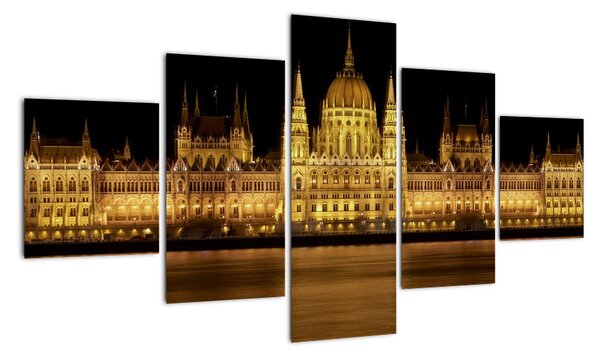 Budova parlamentu - Budapešť (125x70cm)