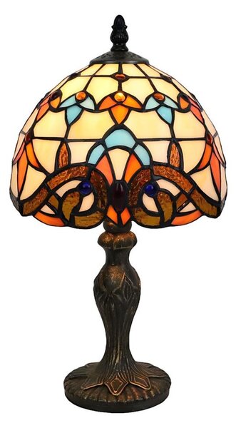 Brilagi - Tiffany vitrážová stolní lampa MIRABELLA 1xE27/60W/230V