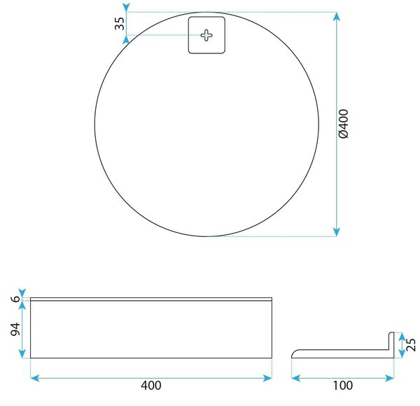 Sada koupelnového nábytku s umyvadlem Molly 40cm Beige