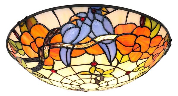 Brilagi - Tiffany vitrážové stropní svítidlo JUNGLE 2xE27/60W/230V pr. 40 cm