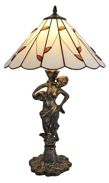 Brilagi - Tiffany vitrážová stolní lampa FOLIA 1xE27/60W/230V