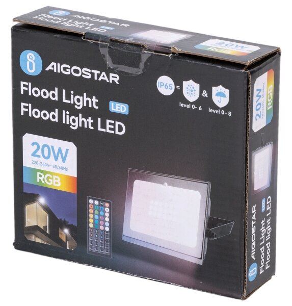 Aigostar - LED RGB Stmívatelný reflektor LED/10W/230V IP65 + DO