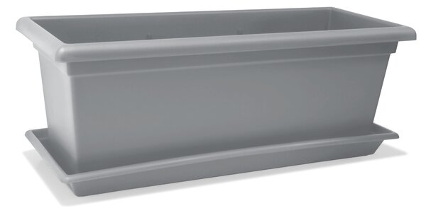 Plastkon Miska pod truhlík MAGNUS 100 kamenná šedá