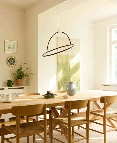 Halo Design 749546 - LED Stm. lustr na lanku TILT LED/40W/230V pr. 60 cm černá