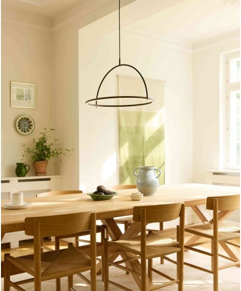 Halo Design 749546 - LED Stm. lustr na lanku TILT LED/40W/230V pr. 60 cm černá