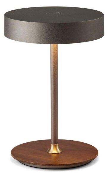 Halo Design 745791- LED Stm. nab. lampa ON THE MOVE LED/2,5W/4000 mAh šedá/dřevo