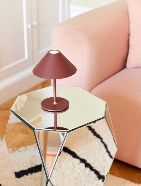 Halo Design 800834- LED Stm. nab. stolní lampa HYGGE LED/3W/4000 mAh IP54 vínová