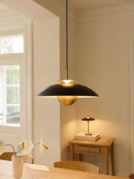 Halo Design 749102-LED Stm. lustr na lanku STEPP LED/24W/230V pr.46 cm čer./mos