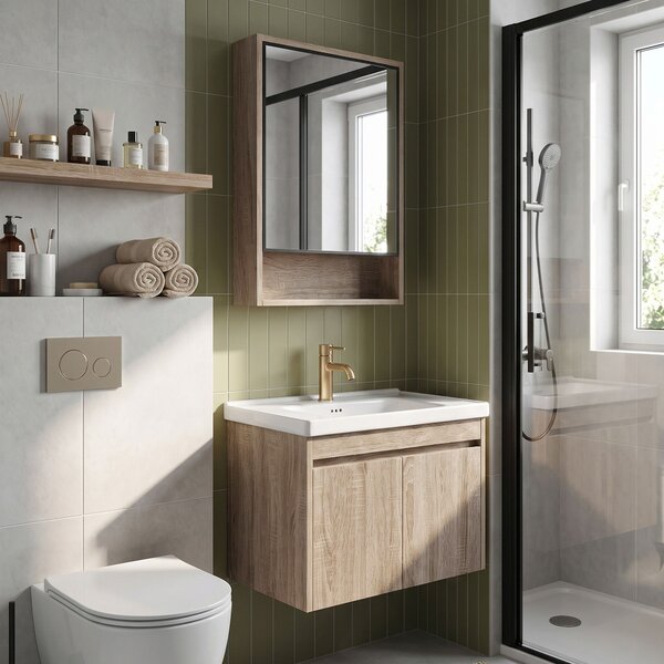 Sada koupelnového nábytku s umyvadlem Luno DB68-60 60CM