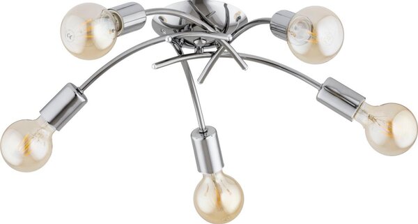 Přisazený lustr TORIZO 5xE27/15W/230V lesklý chrom