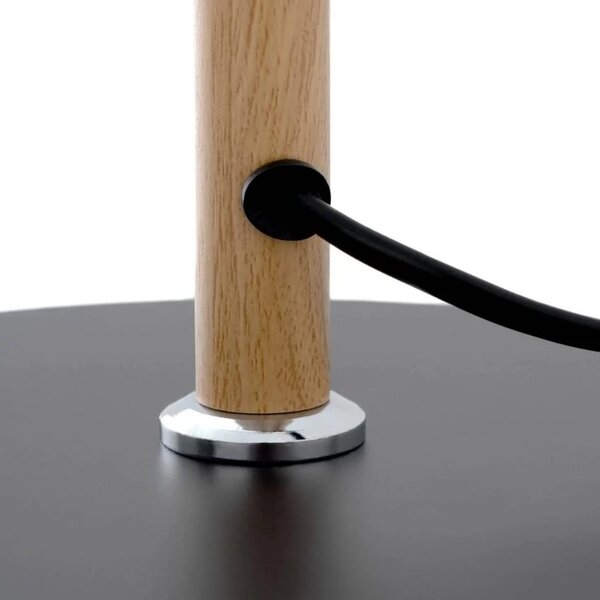 Černá kovová stolní lampa Somcasa Lizar 67 cm