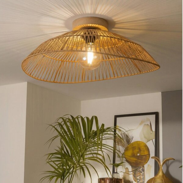 Brilagi - LED Přisazený lustr CERIA BOHO 1xE27/40W/230V pr. 70 cm hnědá/dub