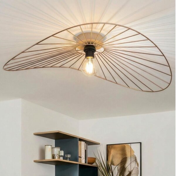 Brilagi - LED Přisazený lustr CERIA WIRE 1xE27/40W/230V 60x80 cm bronzová/dub