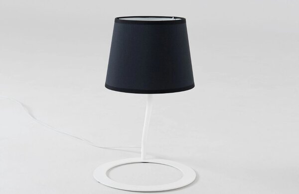 Nordic Design Černá kovová stolní lampa Shadow