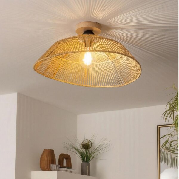 Brilagi - LED Přisazený lustr CERIA BOHO 1xE27/40W/230V pr. 50 cm hnědá/dub