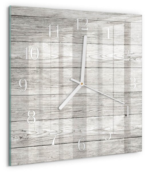 Skleněné hodiny Šedé desky zskb-30x30-00059906