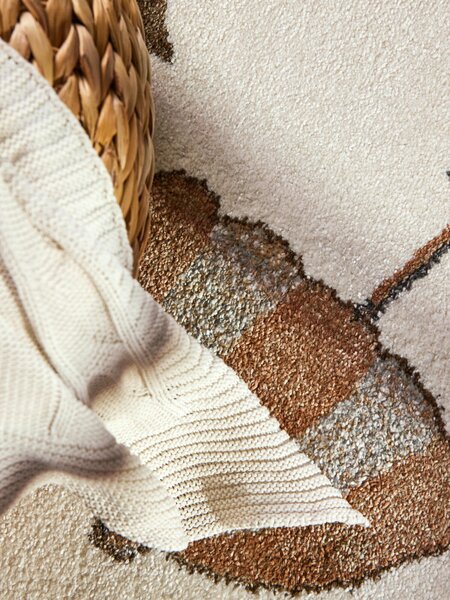 Villeroy & Boch, Dětský kusový koberec Villeroy & Boch Boho Kids 106308 Cream Multicolor, 120x170, bílá, dětský pokoj
