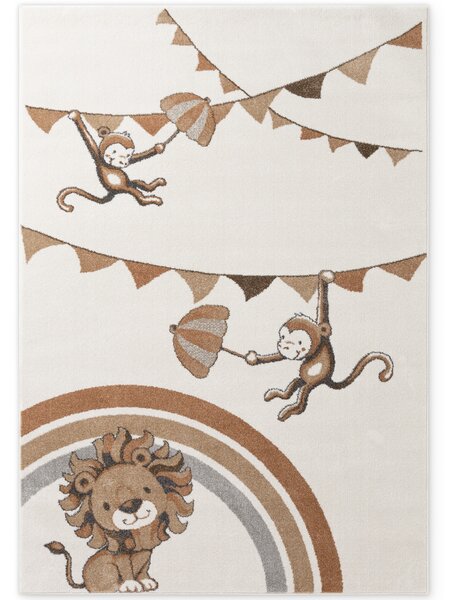 Villeroy & Boch, Dětský kusový koberec Villeroy & Boch Boho Kids 106308 Cream Multicolor, 120x170, bílá, dětský pokoj