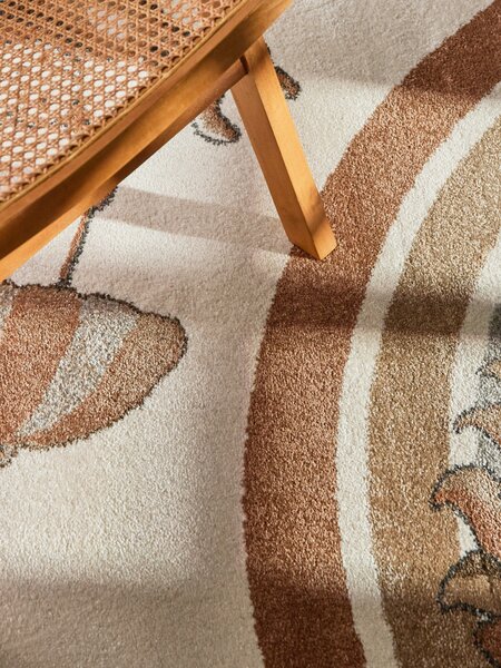 Villeroy & Boch, Dětský kusový koberec Villeroy & Boch Boho Kids 106308 Cream Multicolor, 120x170, bílá, dětský pokoj