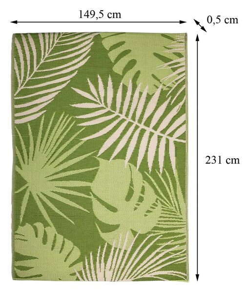 Koberec Jungle, 149x231 cm, vícebarevná