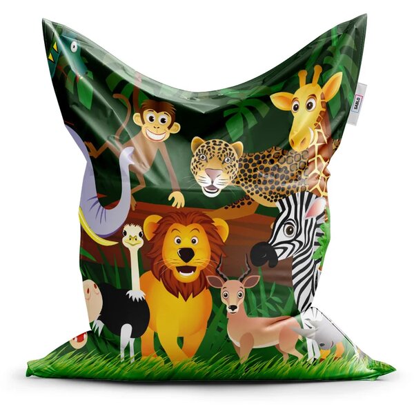 Sablio Sedací vak Classic Zvířátka - 150x100 cm