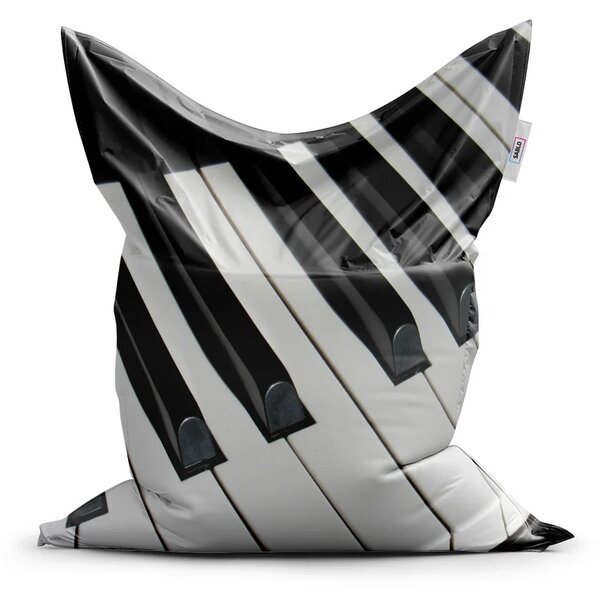 Sablio Sedací vak Classic Klávesy piana - 150x100 cm