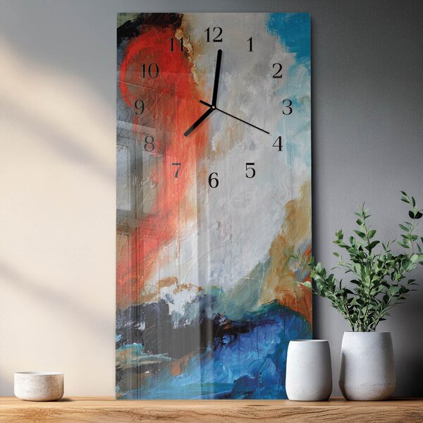 Skleněné hodiny vertikální Chaos zsppc-30x60-00180187