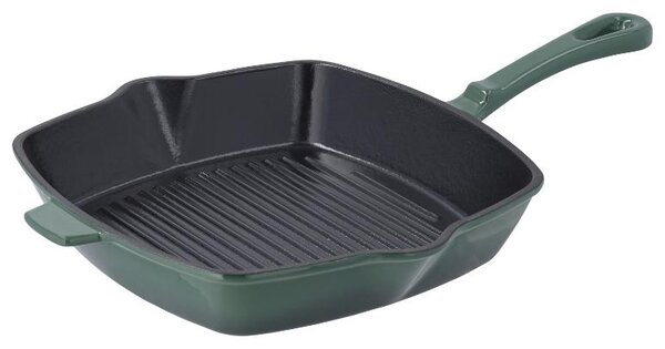 Silvercrest® Litinová grilovací pánev, Ø 24 cm (zelená) (100392723003)
