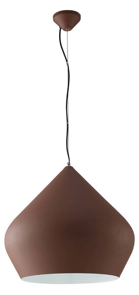Luce Ambiente Design Závěsné světlo Tholos, bronzová/bílá, Ø 52 cm, kov, stmívatelný, Bronz / starožitná mosaz, Obývací pokoj / jídelna, kov, Moderní