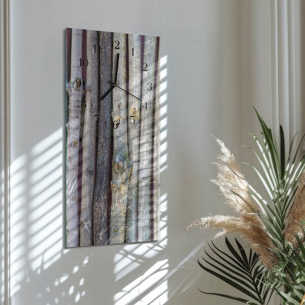 Skleněné hodiny vertikální Pobočky zsppc-30x60-00180952