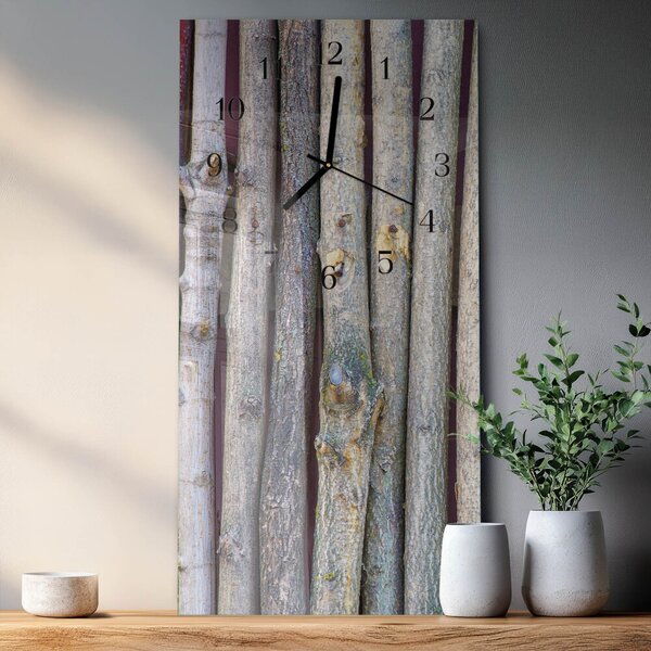 Skleněné hodiny vertikální Pobočky zsppc-30x60-00180952