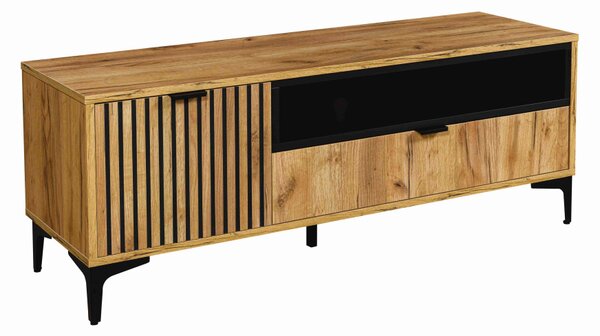ARTEN (NANO Systems s.r.o.) TV stolek Piano 1D1S zlatý dub/černá
