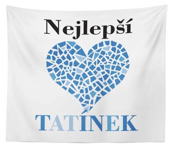 Sablio Deka Nejlepší tatínek: 150x120 cm