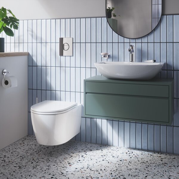 Grohe Start wc mísa se sedátkem s pomalým sklápěním závěsná bez splachovacího kruhu bílá 103848SH00