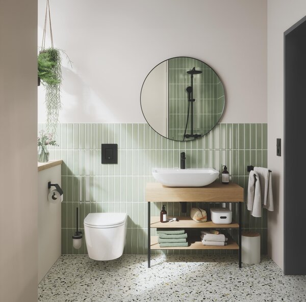 Grohe Start wc mísa se sedátkem s pomalým sklápěním závěsná bez splachovacího kruhu bílá 103848SH00