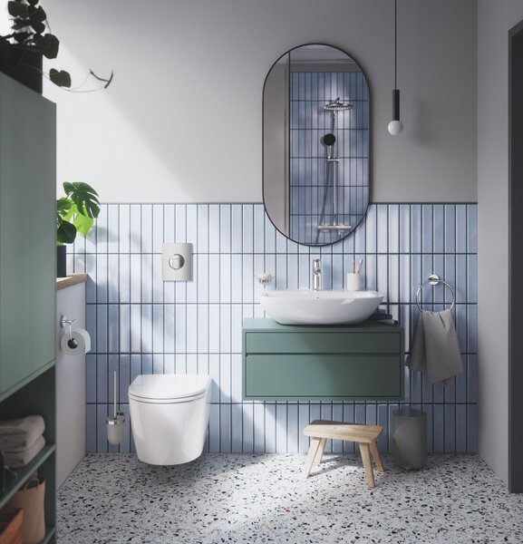 Grohe Start wc mísa se sedátkem s pomalým sklápěním závěsná bez splachovacího kruhu bílá 103848SH00