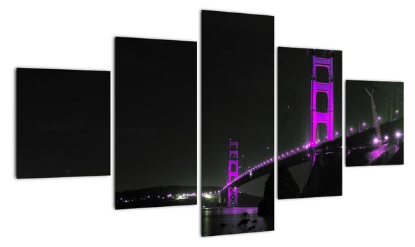 Golden Gate Bridge - obrazy (125x70cm)