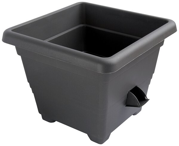 Plastia Květináč samozavlažovací BERGAMOT 50x50 antracit