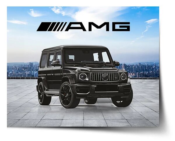 Sablio Plakát AMG auto - 60x40 cm