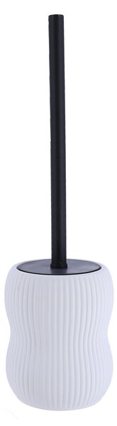 Sada koupelnových doplňků Ceran, bílá/s černými prvky